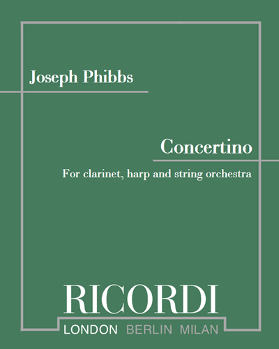 Concertino for Clarinet, Harp and String Orchestra
