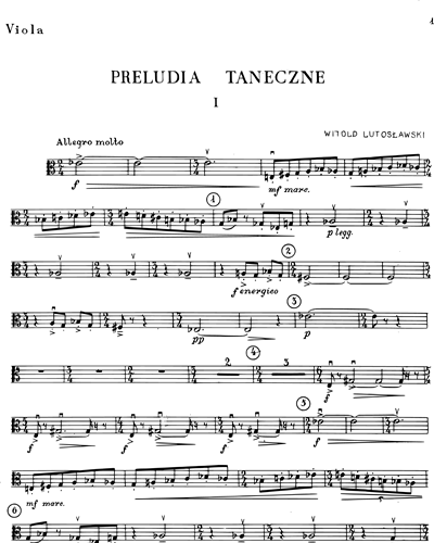 Dance Preludes [Second Version, 1955]