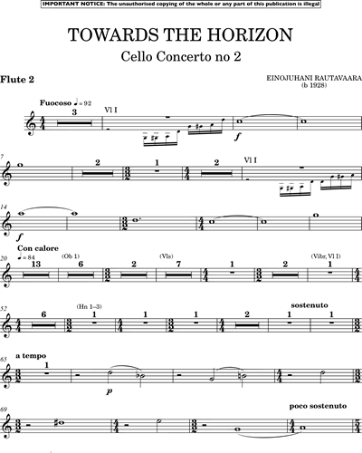 Cello Concerto No. 2 ('Towards the Horizon')
