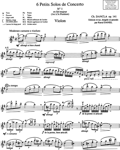 Petit Solo de Concerto No. 1 in G major, op. 141
