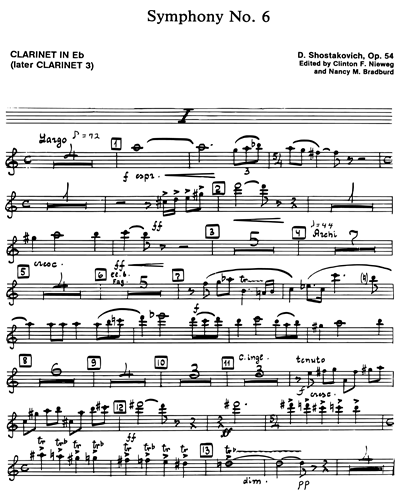 Clarinet in Eb/Clarinet 3 in Bb