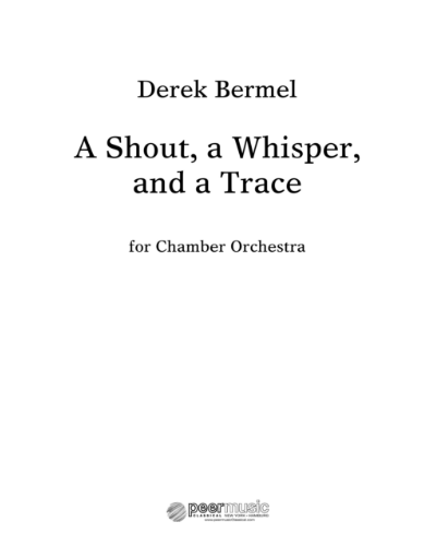 A Shout, a Whisper, and a Trace