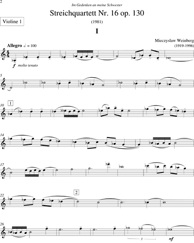 String Quartet No. 16, op. 130