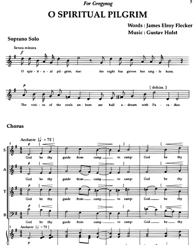 Soprano Solo & Mixed Chorus SATB