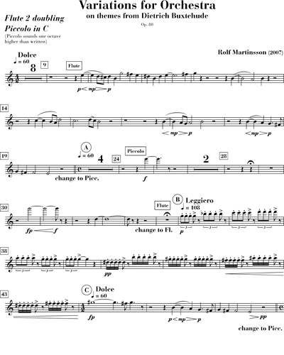 Flute 2/Piccolo in C