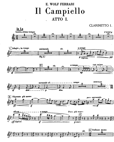 Clarinet in A 1