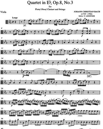 Quartett Es-dur op. 8 Nr. 3