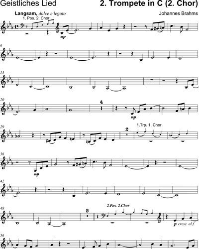 [Choir 2] Trumpet in C 2 (Alternative)