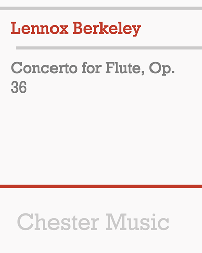 Concerto for Flute, Op. 36