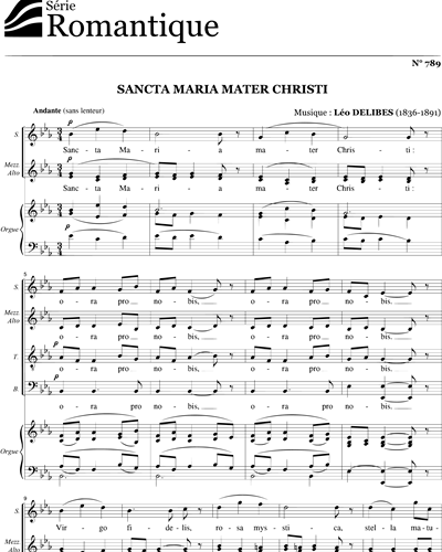 Sancta Maria mater Christi