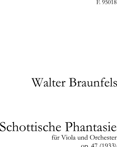 Schottische Phantasie Op. 47