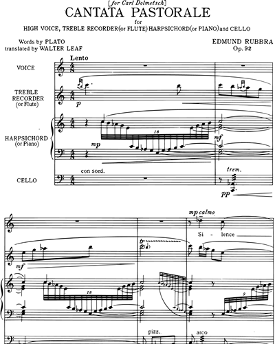 High Voice & Harpsichord & Piano (Alternative)