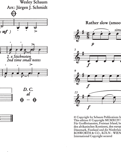 Clarinet in Bb 1/Soprano Saxophone (Clarinet Alternative)