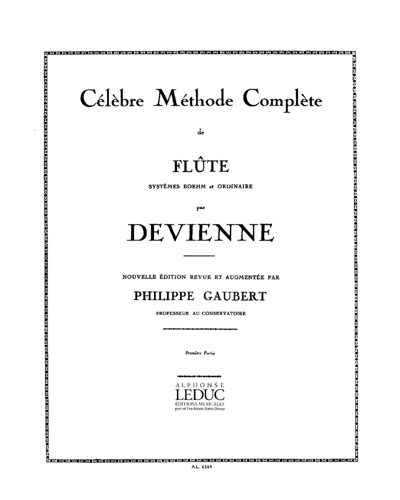 Célèbre méthode complète de flûte, Vol. 1