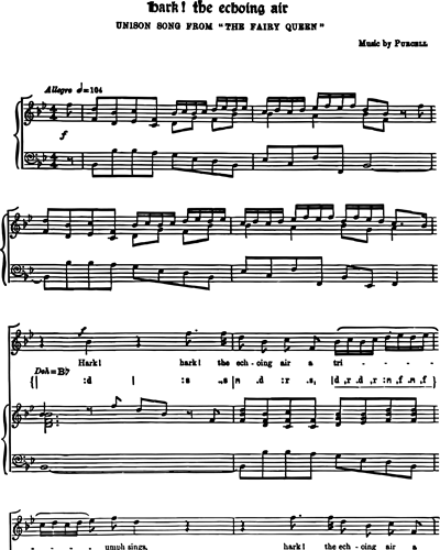Unison Chorus & Organ