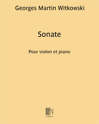 Sonate pour violon et piano