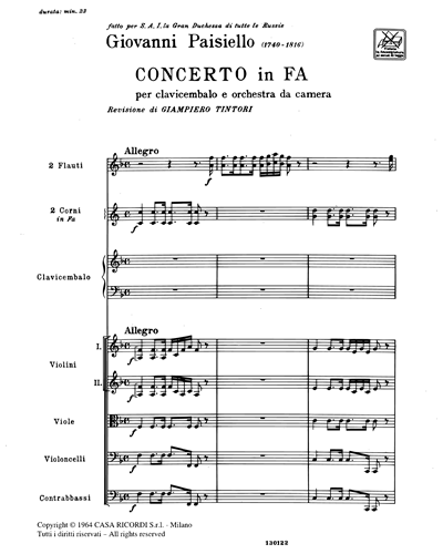 Concerto in Fa