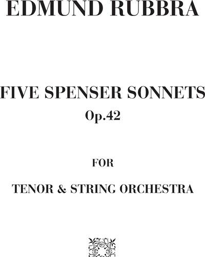 Five Spenser sonnets Op. 42