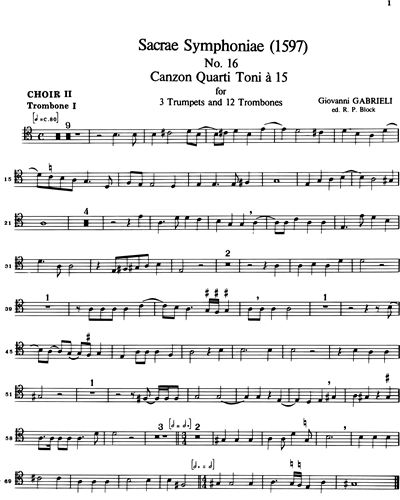 [Choir 2] Trombone 1