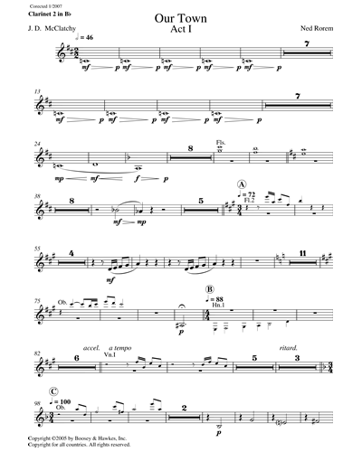 Clarinet 2 (Bb)