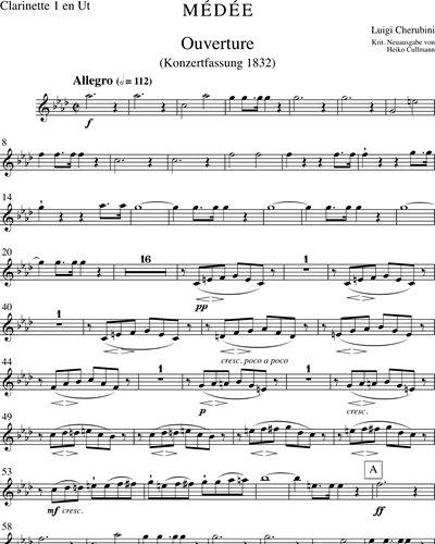 Médée. Ouverture (Konzertfassung 1832)