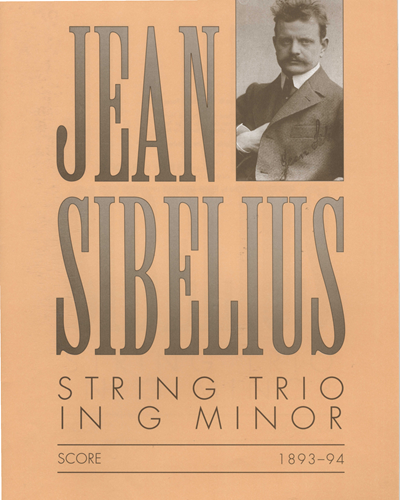 String Trio in G minor, JS 210 Sheet Music by Jean Sibelius