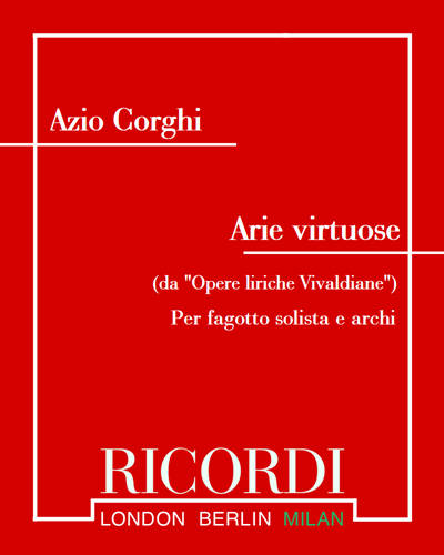 Arie virtuose (da "Opere liriche Vivaldiane")