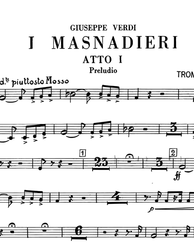 I masnadieri - Preludio