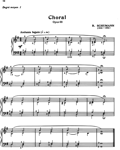Choral, op. 68