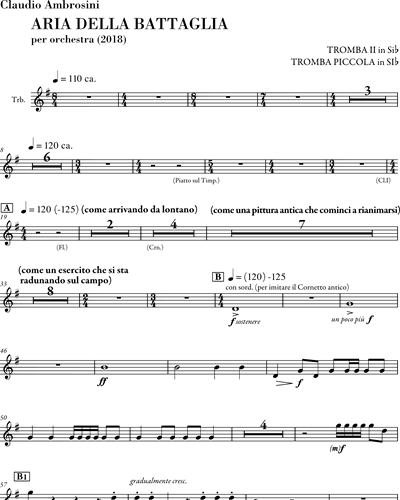 Trumpet 2 in Bb/Piccolo Trumpet