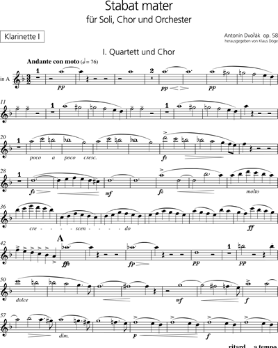 Clarinet in A 1/Clarinet in C/Clarinet in Bb