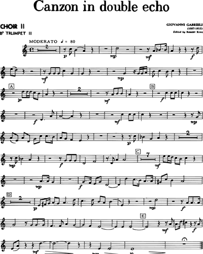 [Choir 2] Trumpet in Bb 2