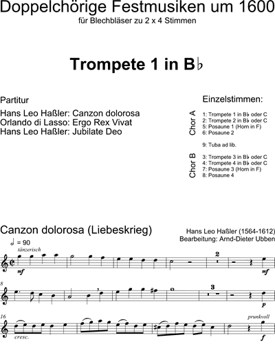 [Choir 1] Trumpet in Bb 1