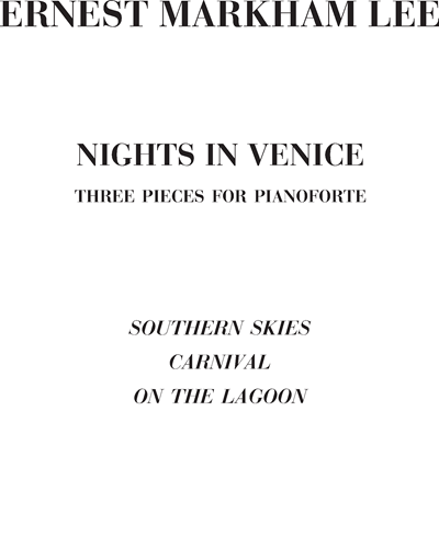 Nights in Venice