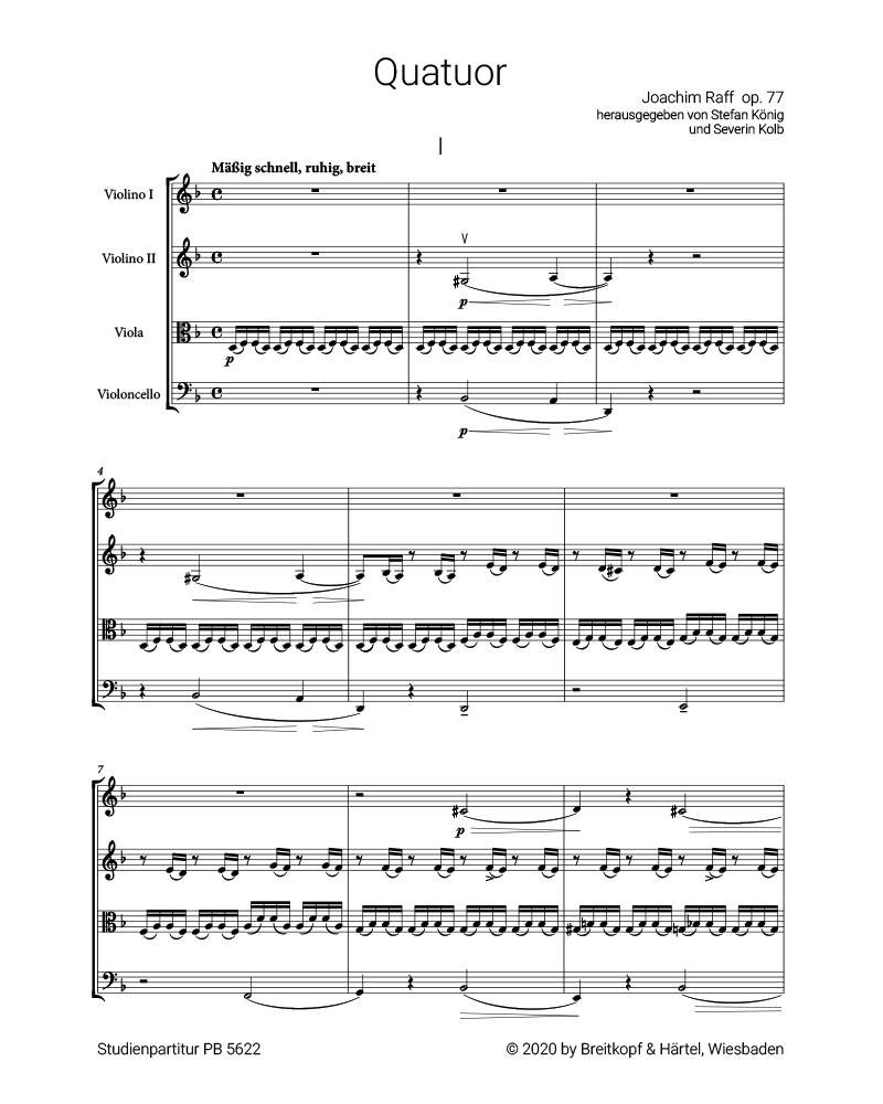 String Quartet No. 1 in D minor, op. 77 & No. 2 in A major, op. 90