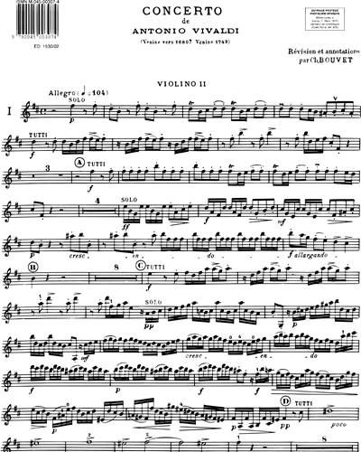 Concerto en Si mineur RV 580 Op. 3 n. 10