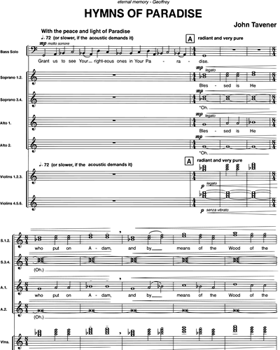 Full Score/Vocal Score