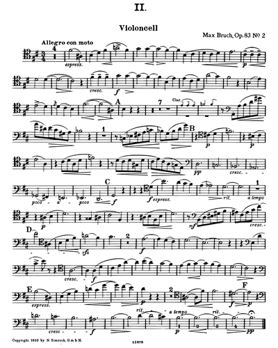 Eight Pieces, op. 83 (No. 2 in B minor)