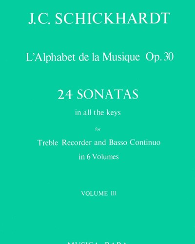 L'Alphabet de la Musique op. 30, Nr. 9 - 12
