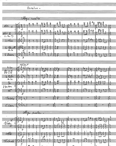 [Acts 1-2] Operetta Score