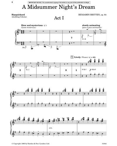 Harpsichord/Celesta