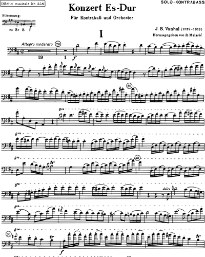 Concerto for Double Bass in Eb major