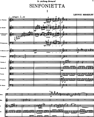 Sinfonietta, Op. 34