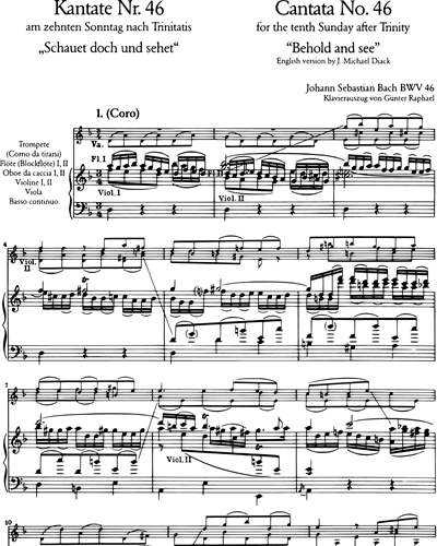 Kantate BWV 46 „Schauet doch und sehet“