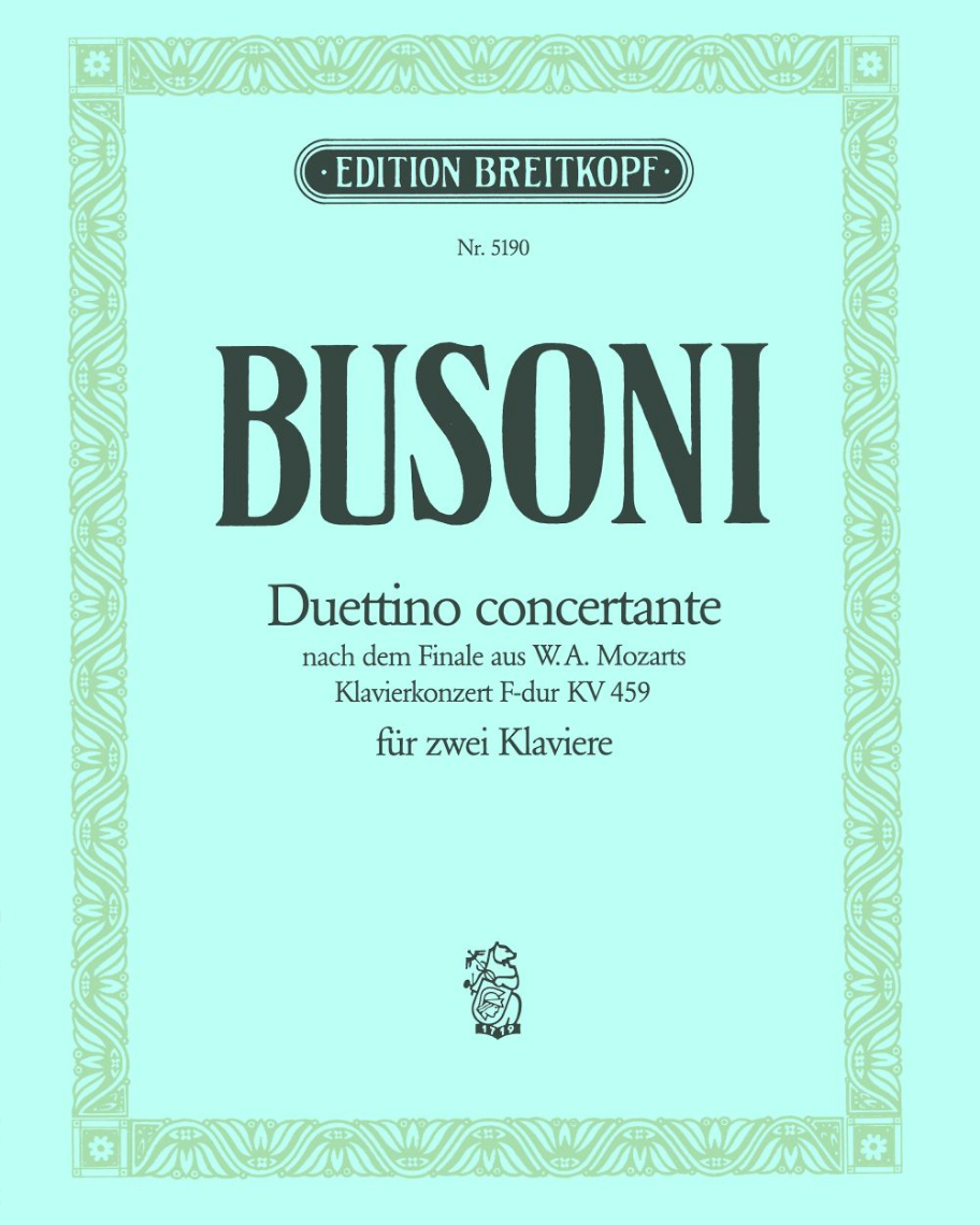 Duettino Concertante Busoni-Verz. B 88