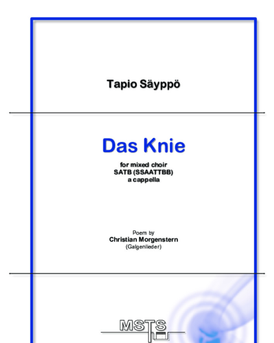 Das Knie – The Knee (for mixed choir SSAATTBB)