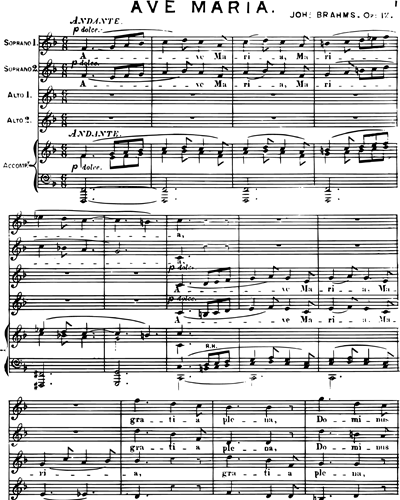 Ave Maria, Op. 12