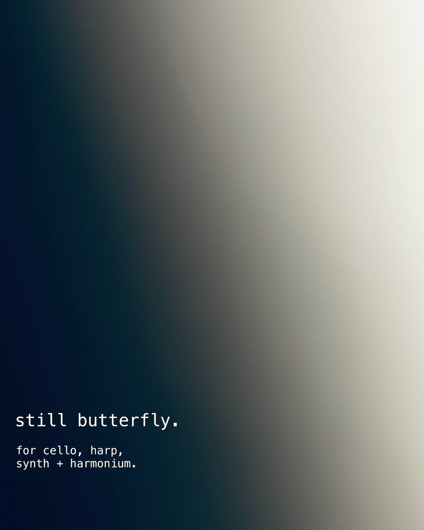 still butterfly.