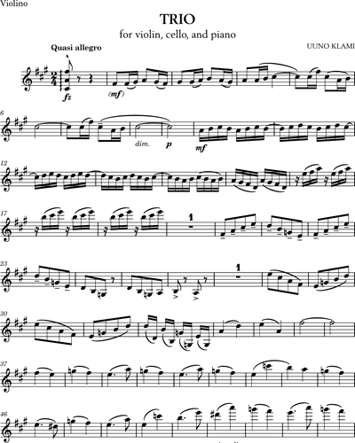Piano Trio in F# minor