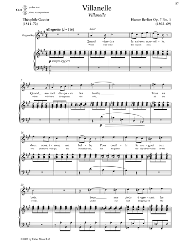 Villanelle (Op.7 No.1)